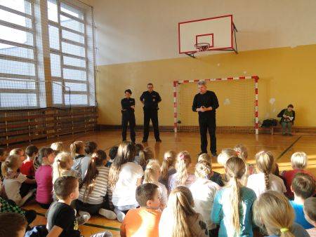 Zdjęcie: Wizyta Policjantów w naszej Szkole